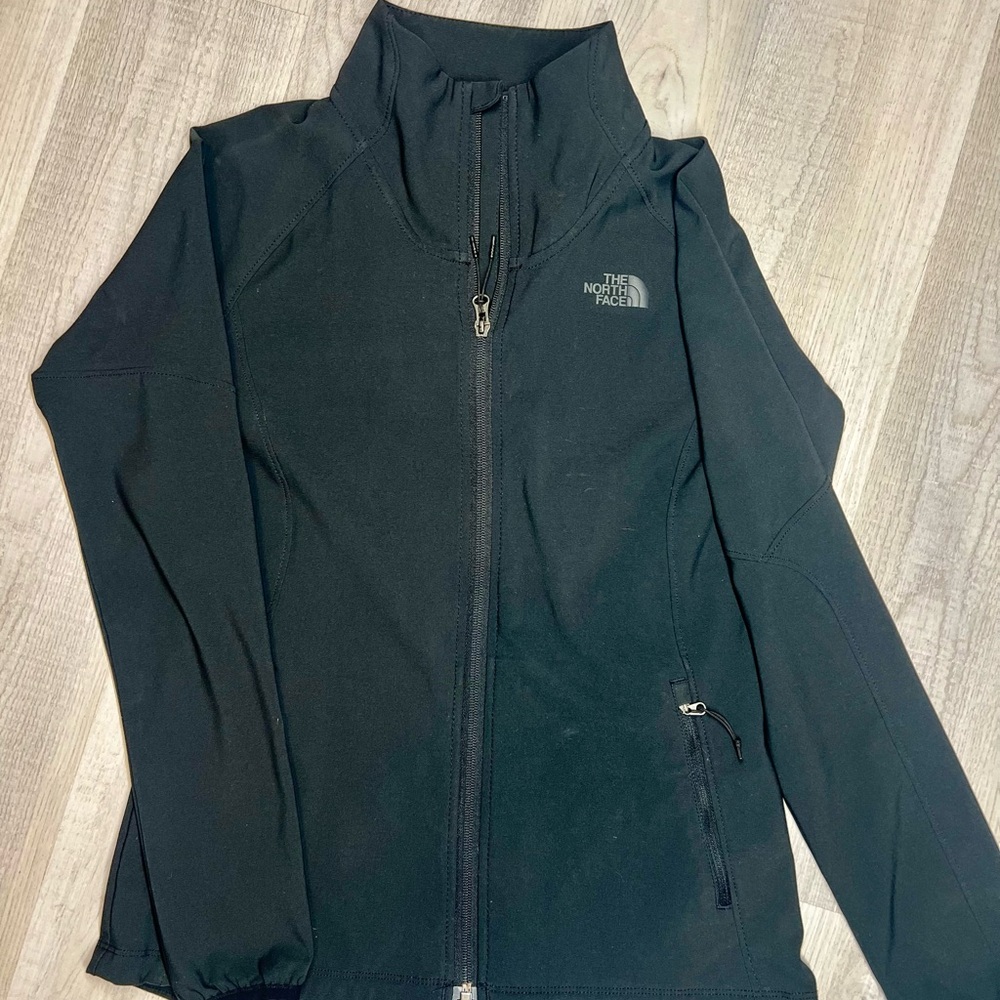The North Face Black soft shell jacket